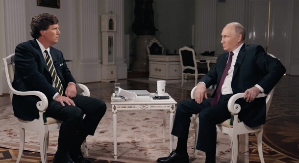 Tucker Carlson interviewt Wladimir Putin