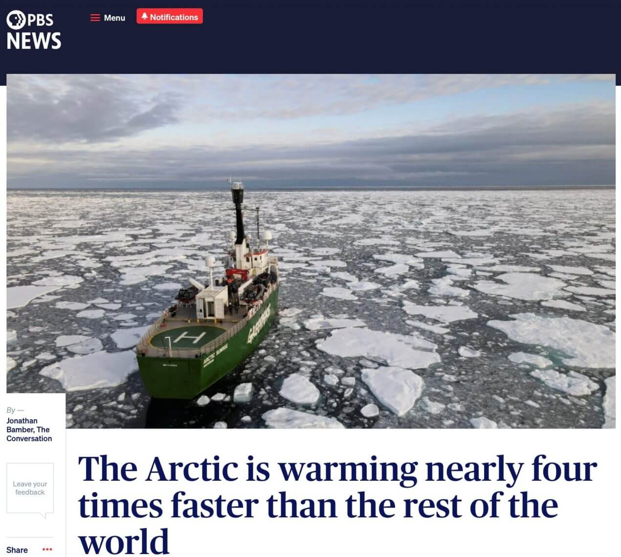 PBS News Screenshot