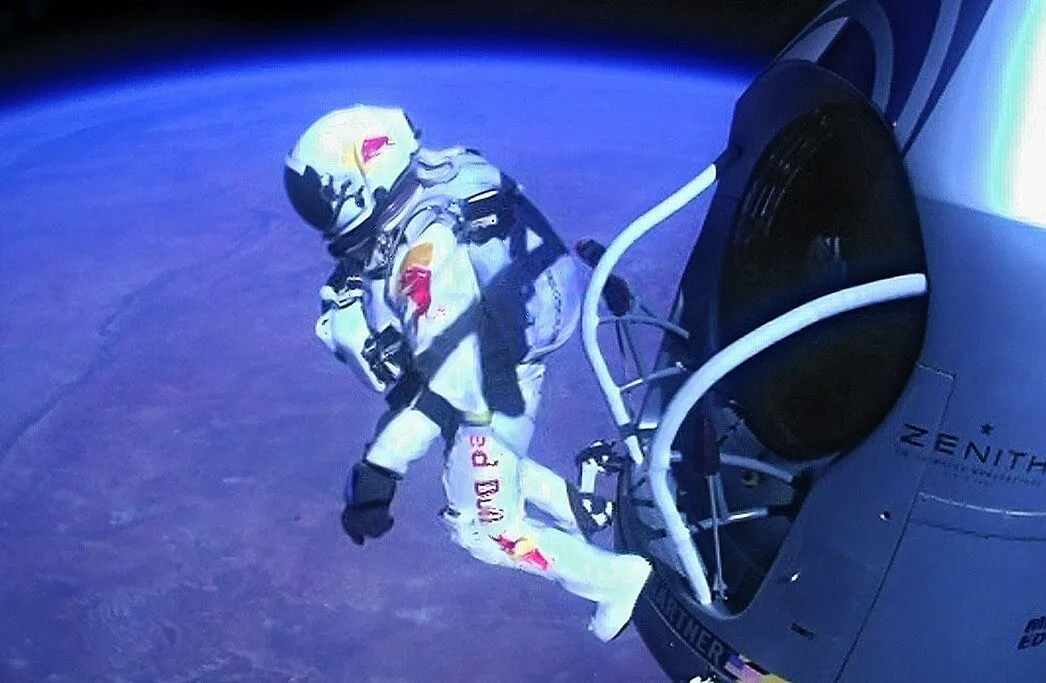 Felix Baumgartner All-Sprung