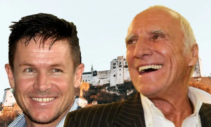 Felix Baumgartner und Dietrich Mateschitz