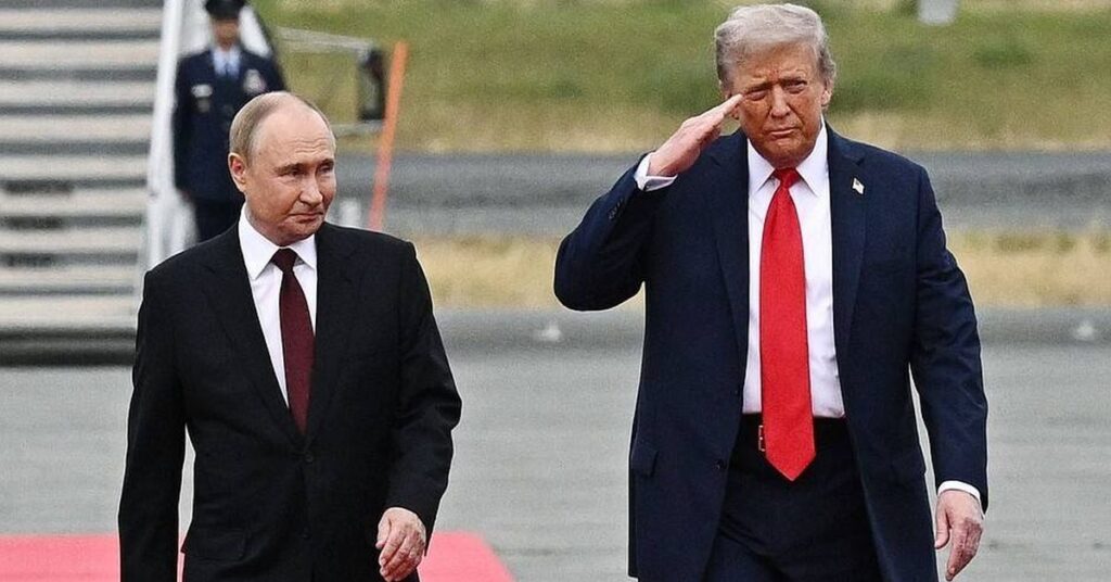 Donald Trump und Wladimir Putin, Alaska August 2025