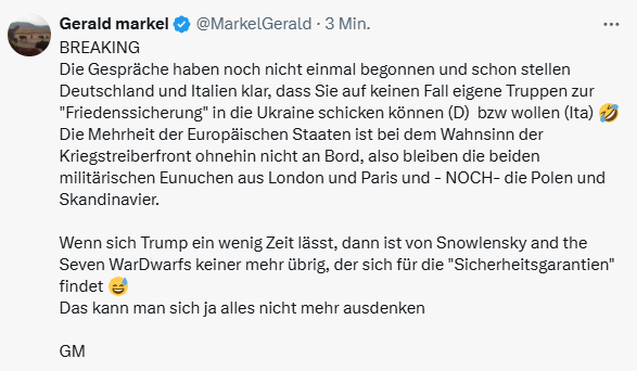 Gerald Markel on X