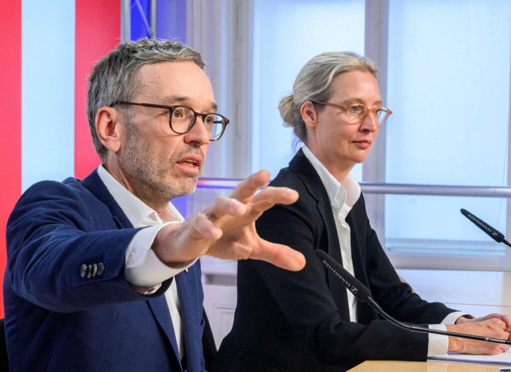 Herbert Kickl mit Alice Weidel