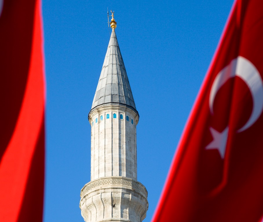 Minarett-Muslime-Wien
