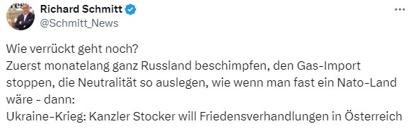Richard Schmitt auf X