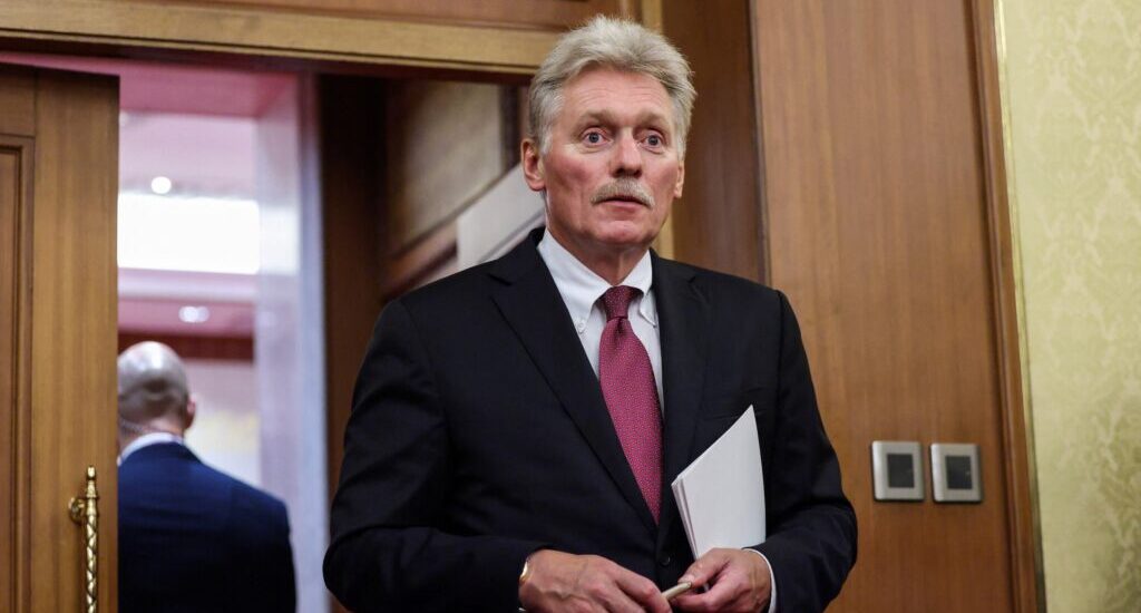 Kreml-Sprecher Dmitri Peskow. Foto: Maxim Shemetov/ Reuters