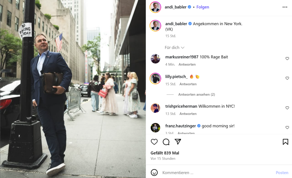 Quelle: Andreas Babler / Instagram
